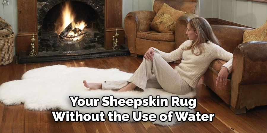 Your Sheepskin Rug Without the Use of Water