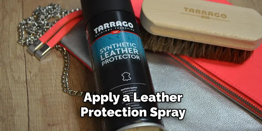 Apply a Leather Protection Spray