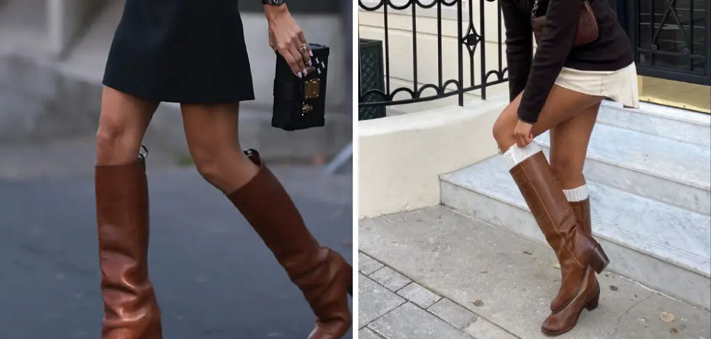 How to Style Brown Knee High Boots