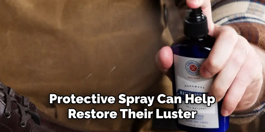 Protective Spray Can Help Restore Their Luster