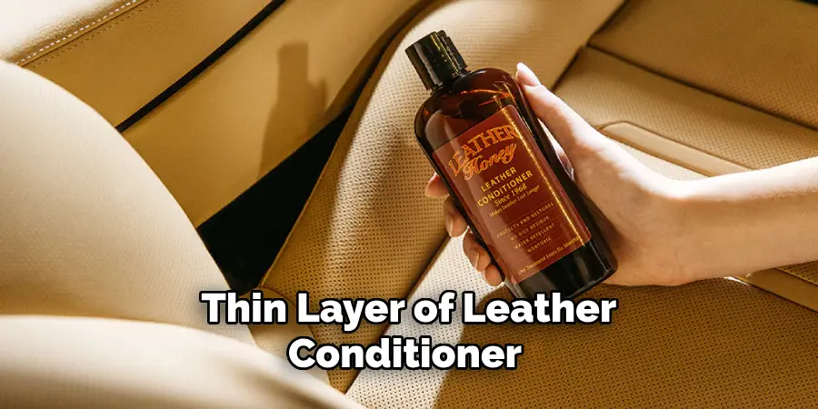 Thin Layer of Leather Conditioner 