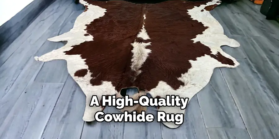 A High-quality Cowhide Rug