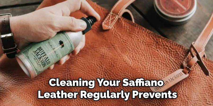 Cleaning Your Saffiano
Leather Regularly Prevents