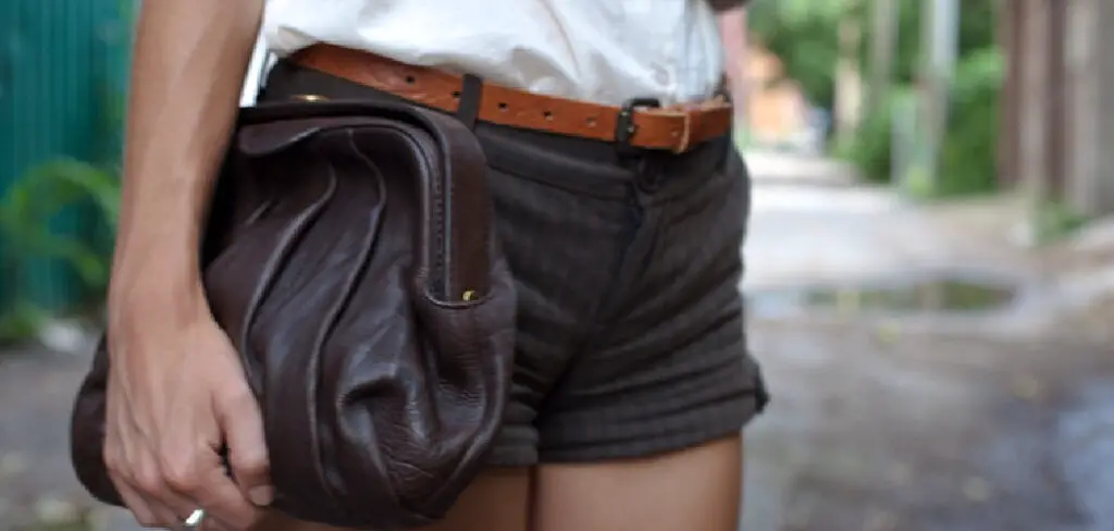 How to Style Brown Leather Shorts