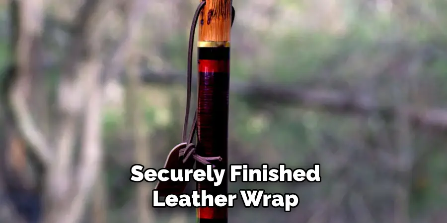 Securely Finished Leather Wrap