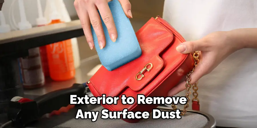 Exterior to Remove Any Surface Dust