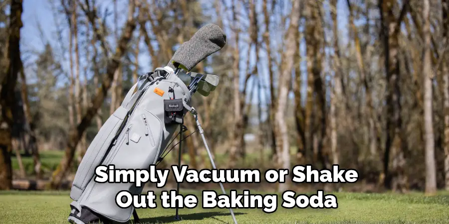 Simply Vacuum or Shake Out the Baking Soda