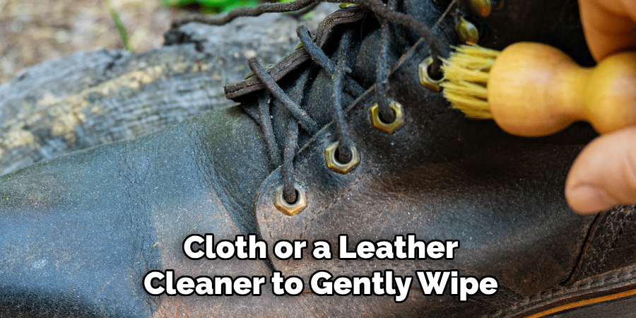 Cloth or a Leather Cleaner to Gently Wipe
