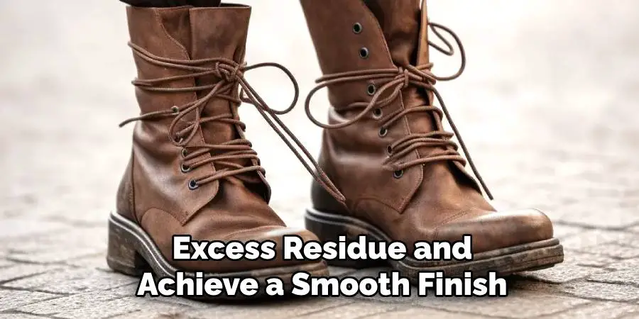 Excess Residue and Achieve a Smooth Finish