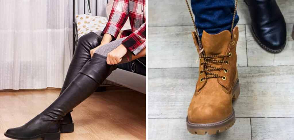 How to Stretch Leather Boots at Home
