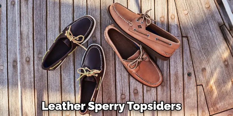 Leather Sperry Topsiders