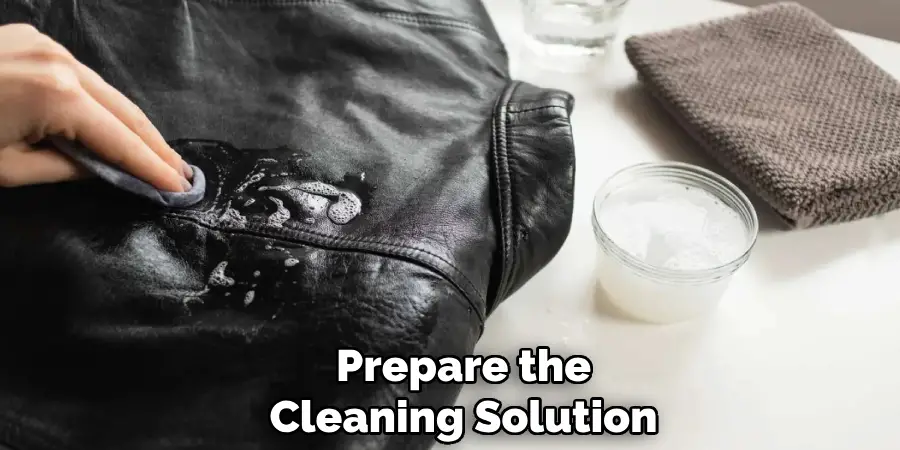 Prepare the 
Cleaning Solution 