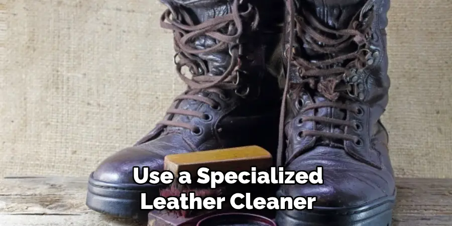 Use a Specialized Leather Cleaner