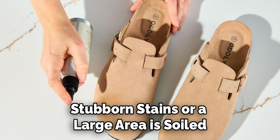 Stubborn Stains or a 
Large Area is Soiled