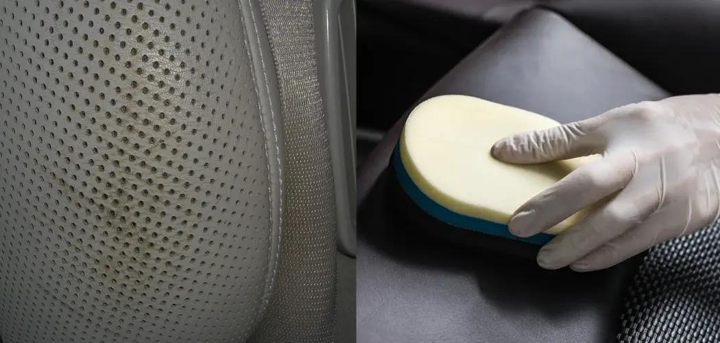 how to clean perforated leather seats