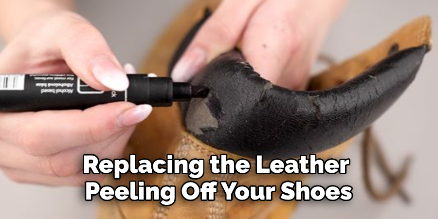 Replacing the Leather Peeling Off Your Shoes