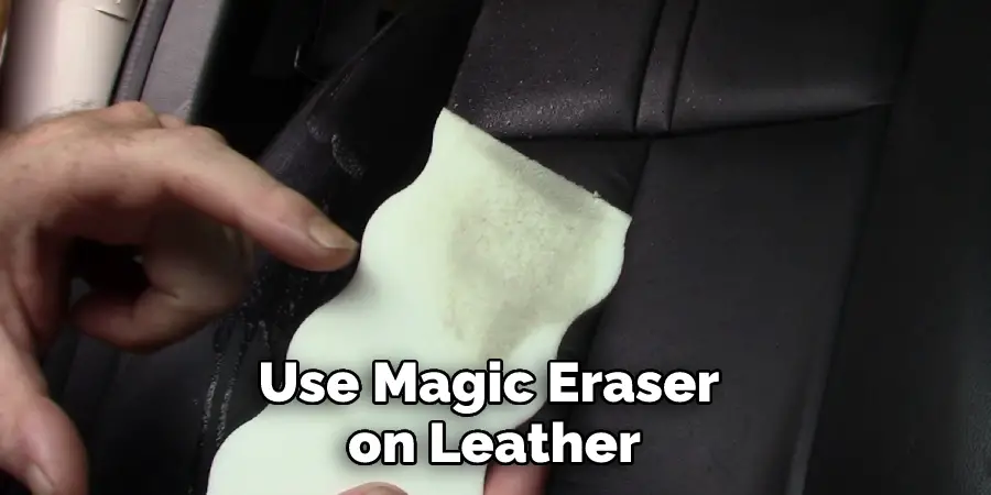 Use Magic Eraser on Leather