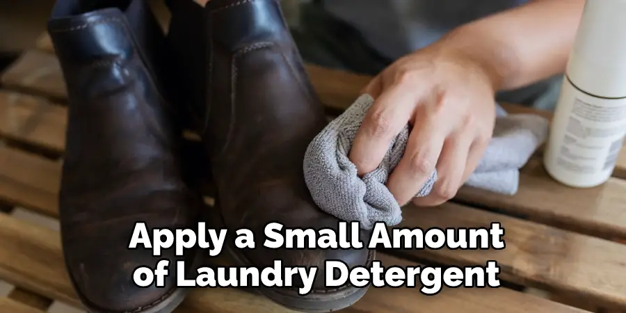 Apply a Small Amount of Laundry Detergent