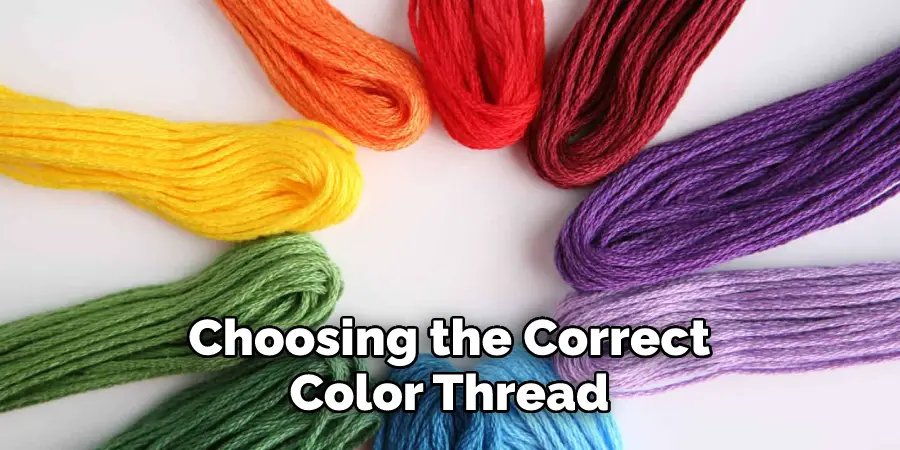 Choosing the Correct Color Thread 