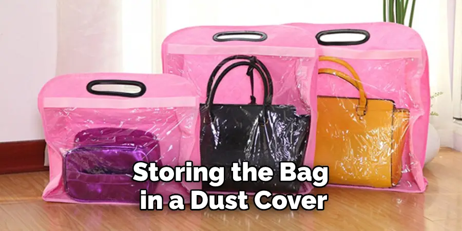 Storing the Bag in a Dust Cover