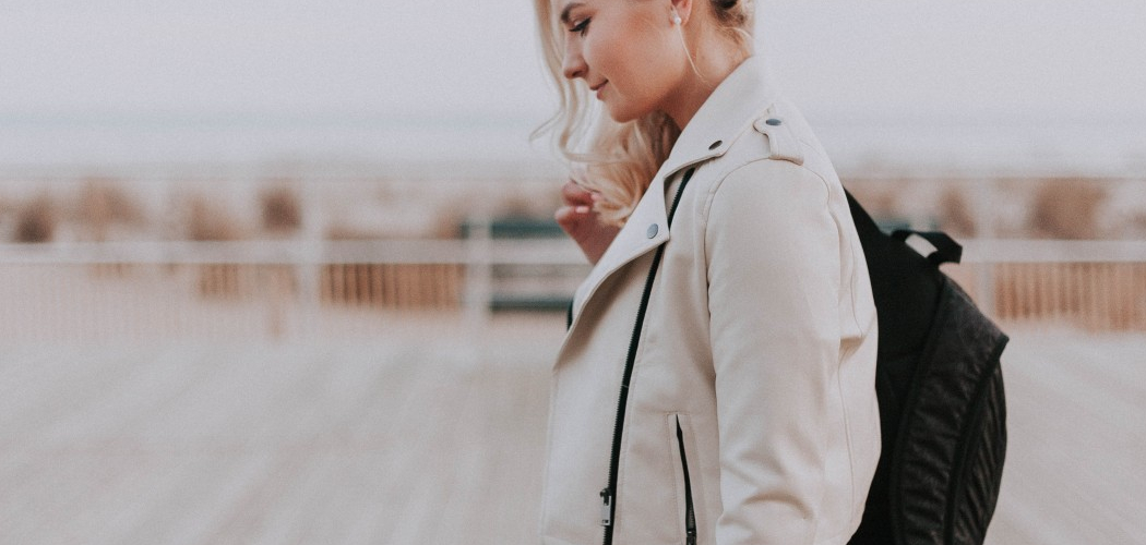 White Leather Jacket Outfit Ideas
