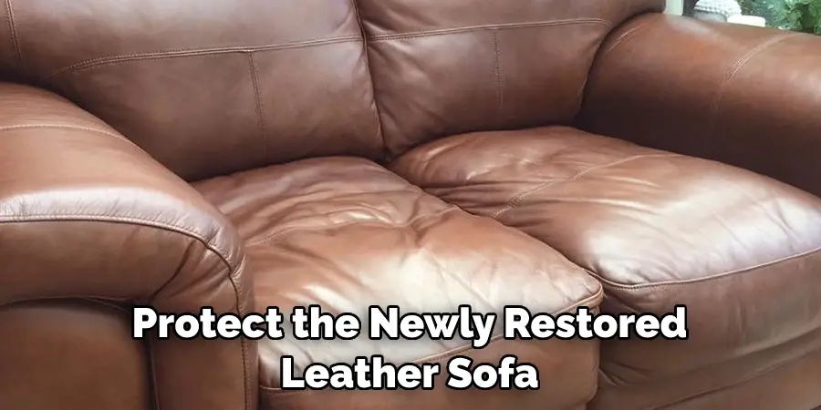 fixing puddling on brand new leather sofa