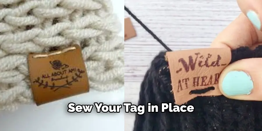 How to Make Leather Tags for Crochet Items - 10 Useful Steps