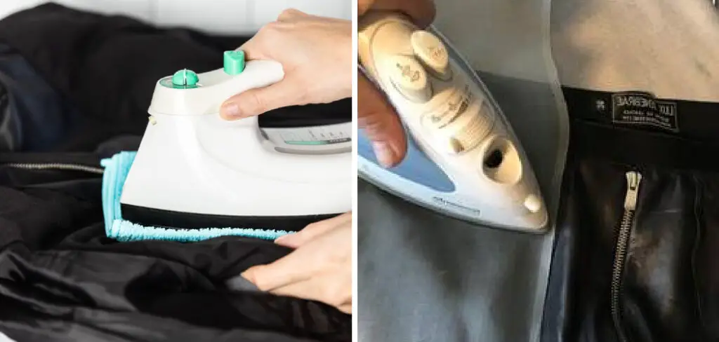 How to Iron Faux Leather