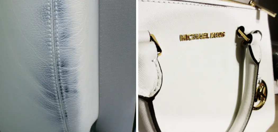 How to Remove Color Transfer From White Leather Bag