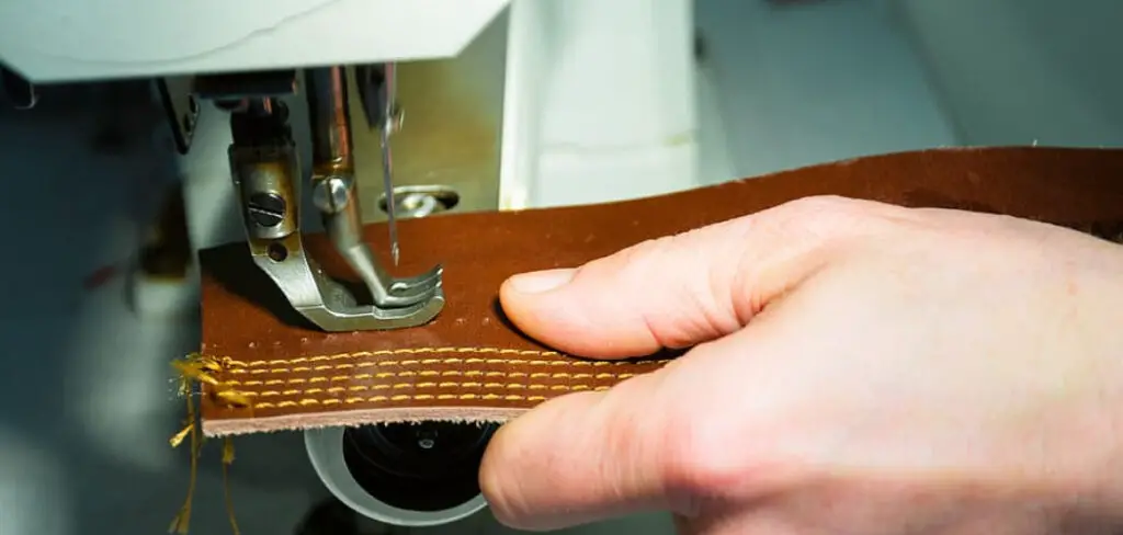 How to Sew Leather with A Sewing Machine