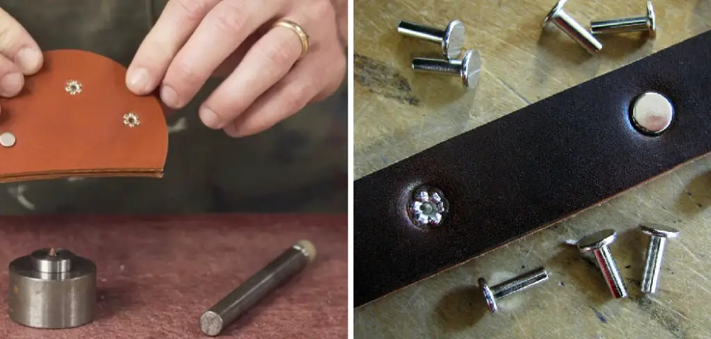 How to Remove Rivets From Leather