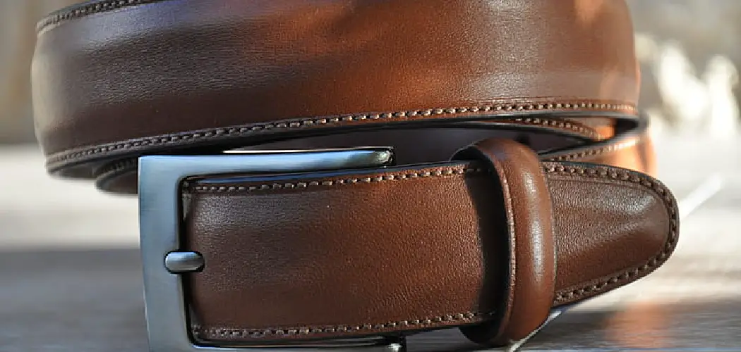 How to Condition Leather Belt