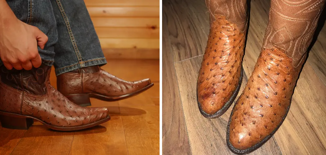 How to Condition Ostrich Boots