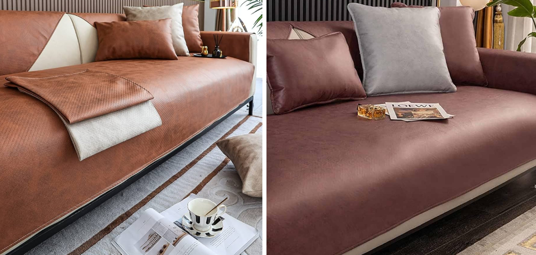 How to Cover Leather Couch