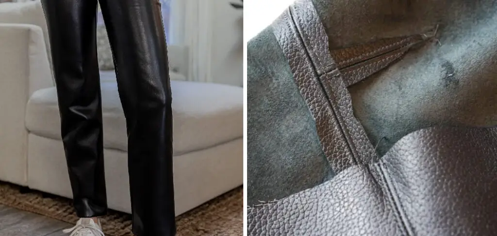 How to Sew a Cuff on Leather Pants