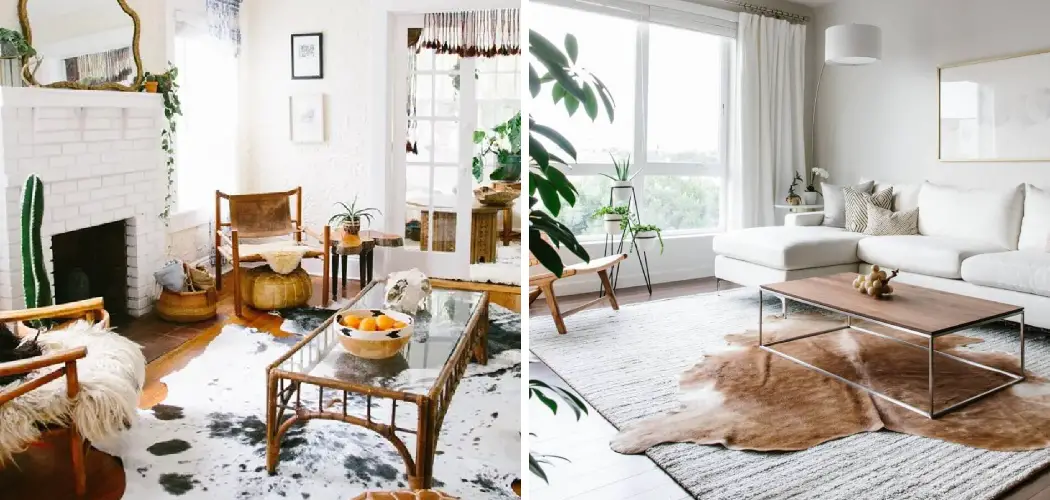 How to Style Cowhide Rug