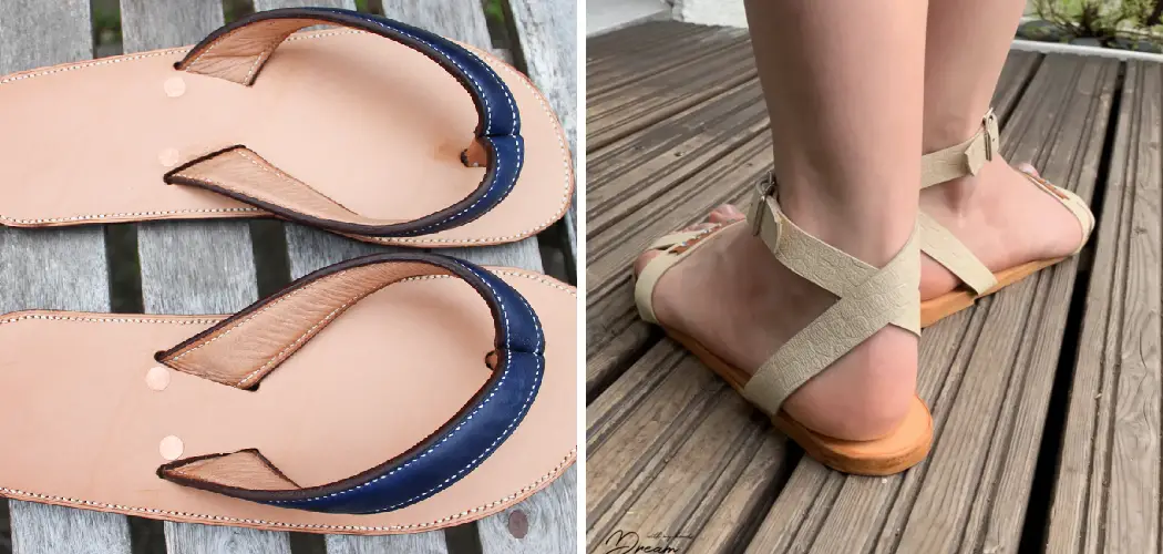 how to make leather sandals