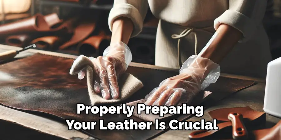 Properly Preparing Your Leather is Crucial