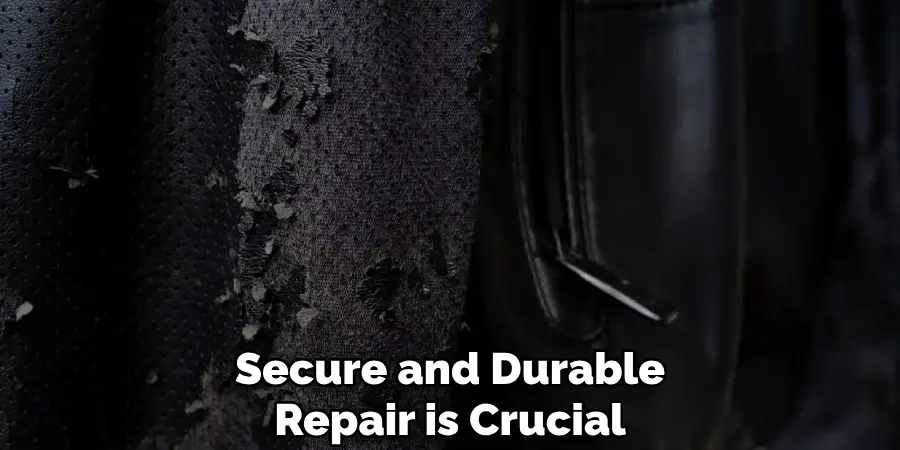 Secure and Durable
Repair is Crucial