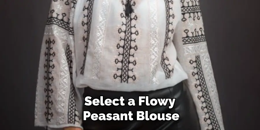 Select a Flowy Peasant Blouse