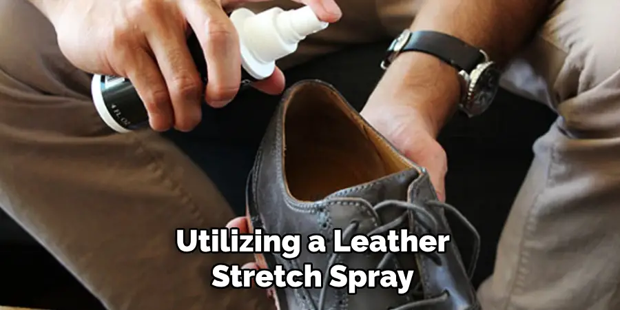 Utilizing a Leather Stretch Spray