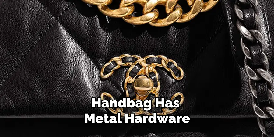 Handbag Has Metal Hardware