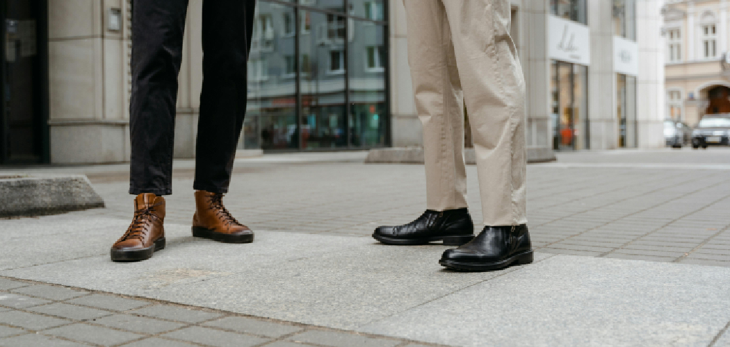 How to Wear Leather Sneakers With Pants